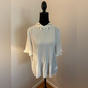 Kate Spade Blouse w/ Accent Collar
